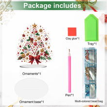 Load image into Gallery viewer, 2D Flat Christmas Tree Print DIY Diamond Painting Tabletop Ornaments Decorations