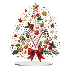 Load image into Gallery viewer, 2D Flat Christmas Tree Print DIY Diamond Painting Tabletop Ornaments Decorations