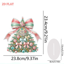 Load image into Gallery viewer, 2D Flat Christmas Tree Print DIY Diamond Painting Tabletop Ornaments Decorations