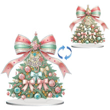 Load image into Gallery viewer, 2D Flat Christmas Tree Print DIY Diamond Painting Tabletop Ornaments Decorations