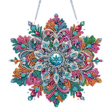 Load image into Gallery viewer, Winter Snowflake 2D Flat DIY Special Shape iamond Art Kits Wall Door Decor