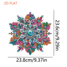 Load image into Gallery viewer, Winter Snowflake 2D Flat DIY Special Shape iamond Art Kits Wall Door Decor