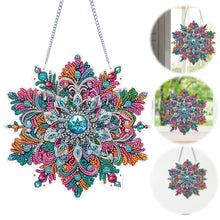 Load image into Gallery viewer, Winter Snowflake 2D Flat DIY Special Shape iamond Art Kits Wall Door Decor