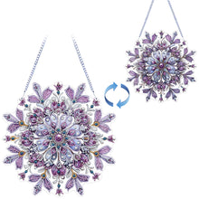 Load image into Gallery viewer, Winter Snowflake 2D Flat DIY Special Shape iamond Art Kits Wall Door Decor