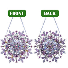 Load image into Gallery viewer, Winter Snowflake 2D Flat DIY Special Shape iamond Art Kits Wall Door Decor