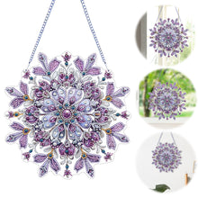 Load image into Gallery viewer, Winter Snowflake 2D Flat DIY Special Shape iamond Art Kits Wall Door Decor