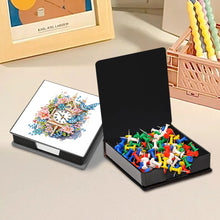 Load image into Gallery viewer, Leather Flower Bird Diamond Painting Notecard Box with 160 Sheets of Paper
