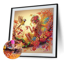 Load image into Gallery viewer, Diamond Painting - Partial Special Shaped - Butterfly Girl (30*30CM)
