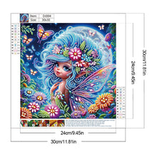 Load image into Gallery viewer, Diamond Painting - Partial Special Shaped - Butterfly Elf (30*30CM)