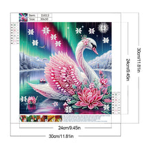 Load image into Gallery viewer, Diamond Painting - Partial Special Shaped - Swan (30*30CM)
