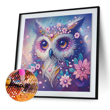 Load image into Gallery viewer, Diamond Painting - Partial Special Shaped - Owl (30*30CM)