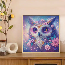 Load image into Gallery viewer, Diamond Painting - Partial Special Shaped - Owl (30*30CM)