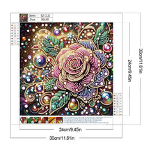 Load image into Gallery viewer, Diamond Painting - Partial Special Shaped - Rose (30*30CM)