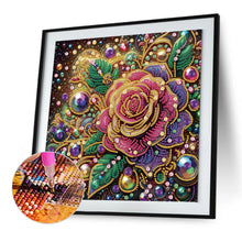 Load image into Gallery viewer, Diamond Painting - Partial Special Shaped - Rose (30*30CM)