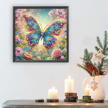 Load image into Gallery viewer, Diamond Painting - Partial Special Shaped - Butterfly (30*30CM)