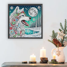 Load image into Gallery viewer, Diamond Painting - Partial Special Shaped - Wolf (30*30CM)