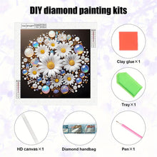 Load image into Gallery viewer, Diamond Painting - Partial Special Shaped - Water Drop Daisy (30*30CM)