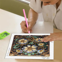 Load image into Gallery viewer, Diamond Painting - Partial Special Shaped - Blooming Flowers (30*30CM)