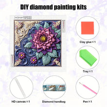 Load image into Gallery viewer, Diamond Painting - Partial Special Shaped - Blooming Flowers (30*30CM)