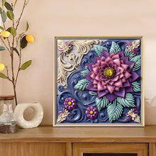 Load image into Gallery viewer, Diamond Painting - Partial Special Shaped - Blooming Flowers (30*30CM)