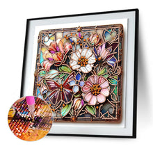 Load image into Gallery viewer, Diamond Painting - Partial Special Shaped - Metallic Flower (30*30CM)