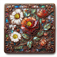 Load image into Gallery viewer, Diamond Painting - Partial Special Shaped - Glass Flower (30*30CM)