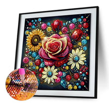 Load image into Gallery viewer, Diamond Painting - Partial Special Shaped - Daisy Rose (30*30CM)