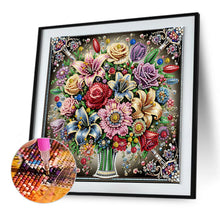 Load image into Gallery viewer, Diamond Painting - Partial Special Shaped - Glass Vase (30*30CM)