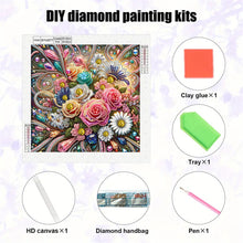 Load image into Gallery viewer, Diamond Painting - Partial Special Shaped - Blooming Flowers (30*30CM)