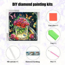 Load image into Gallery viewer, Diamond Painting - Partial Special Shaped - Blooming Flowers (30*30CM)