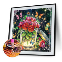 Load image into Gallery viewer, Diamond Painting - Partial Special Shaped - Blooming Flowers (30*30CM)