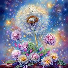 Load image into Gallery viewer, Diamond Painting - Partial Special Shaped - Blooming Flowers (30*30CM)