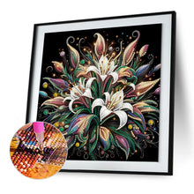 Load image into Gallery viewer, Diamond Painting - Partial Special Shaped - Blooming Flowers (30*30CM)
