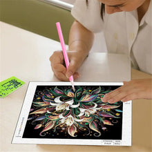 Load image into Gallery viewer, Diamond Painting - Partial Special Shaped - Blooming Flowers (30*30CM)