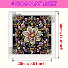 Load image into Gallery viewer, Diamond Painting - Partial Special Shaped - Blooming Flowers (30*30CM)
