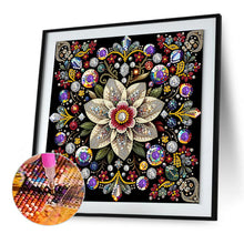 Load image into Gallery viewer, Diamond Painting - Partial Special Shaped - Blooming Flowers (30*30CM)