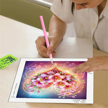 Load image into Gallery viewer, Diamond Painting - Partial Special Shaped - Blooming Flowers (30*30CM)