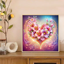 Load image into Gallery viewer, Diamond Painting - Partial Special Shaped - Blooming Flowers (30*30CM)