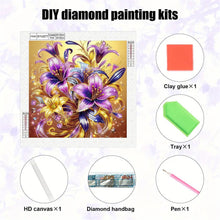 Load image into Gallery viewer, Diamond Painting - Partial Special Shaped - Blooming Flowers (30*30CM)