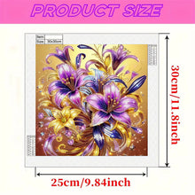 Load image into Gallery viewer, Diamond Painting - Partial Special Shaped - Blooming Flowers (30*30CM)
