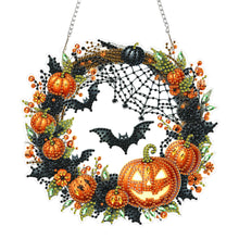 Load image into Gallery viewer, 2D Flat Acrylic DIY Halloween Hanging Diamond Art Kits Wall Door Decoration