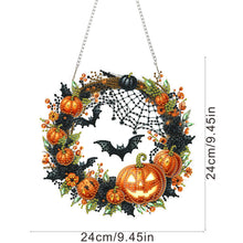 Load image into Gallery viewer, 2D Flat Acrylic DIY Halloween Hanging Diamond Art Kits Wall Door Decoration