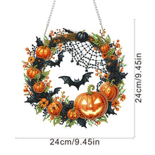 Load image into Gallery viewer, 2D Flat Acrylic DIY Halloween Hanging Diamond Art Kits Wall Door Decoration