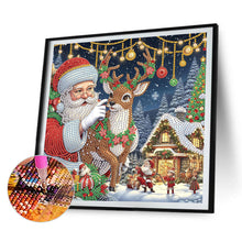 Load image into Gallery viewer, 4pcs Diamond Painting - Partial Special Shaped - Christmas (30*30CM)