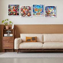 Load image into Gallery viewer, 4pcs Diamond Painting - Partial Special Shaped - Christmas (30*30CM)