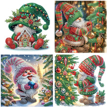 Load image into Gallery viewer, 4pcs Diamond Painting - Partial Special Shaped - Christmas (30*30CM)
