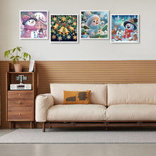 Load image into Gallery viewer, 4pcs Diamond Painting - Partial Special Shaped - Christmas (30*30CM)