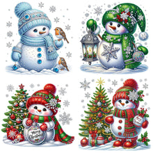 Load image into Gallery viewer, 4pcs Diamond Painting - Partial Special Shaped - Christmas (30*30CM)