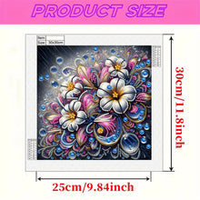 Load image into Gallery viewer, Diamond Painting - Partial Special Shaped - Blooming Flowers (30*30CM)