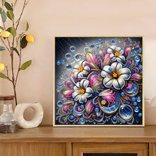 Load image into Gallery viewer, Diamond Painting - Partial Special Shaped - Blooming Flowers (30*30CM)